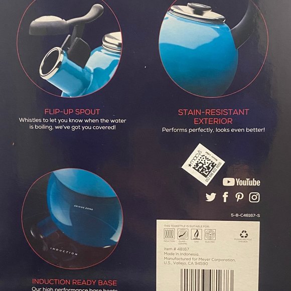 Circulon Whistling Kettle (2q/1.9L) - Picture 6 of 7